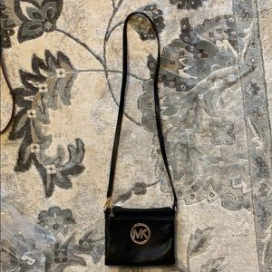 Authentic Micheal kors black cross body
